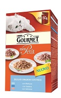 GOURMET MON PETIT 6X50G merluzzo,sardine,salmone