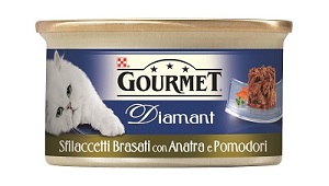 GOURMET DIAMANT G85 LATTINA ANATRA CON POM.E SPINACI