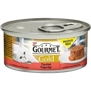 GOURMET GOLD TORTINI MANZO E POMODORO G85