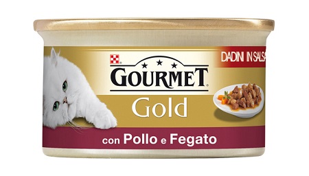 GOURMET GOLD DADINI POLLO E FEGATO G85