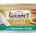 GOURMET GOLD DADINI SALMONE E POLLO G85