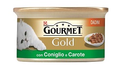 GOURMET GOLD DADINI CONIGLIO E CAROTE G 85