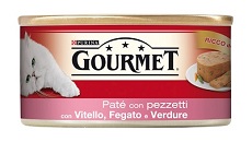 GOURMET RED G195 PATE' VITELLO,FEGATO E VERDURE