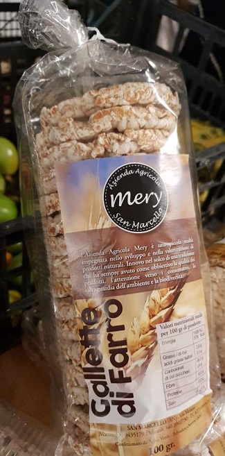 GALLETTE DI FARRO 160 grammi
