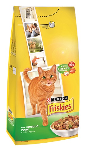 FRISKIES GATTO KG 2 CROCCHETE CONIGLIO,POLLO E VERDURE