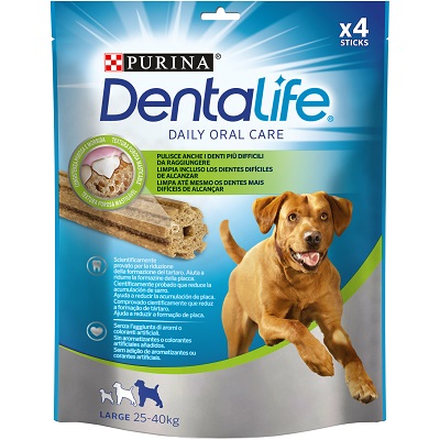 DENTALIFE TAGLIA LARGE BUSTA 4 STICK 142 G PURINA