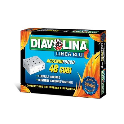 ACCENDIFUOCO LIGNITE PZ 48 DIAVOLINA