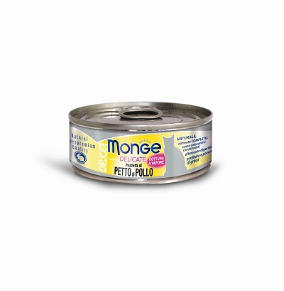 GATTO LATTINA G 80 DELICATE PETTO DI POLLO MONGE