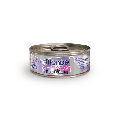 GATTO LATTINA G 80 POLLO,OMELET E ACCIUGHINE MONGE