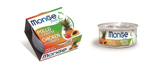 FRUITS CAT POLLO CON FRUTTA G80 MONGE