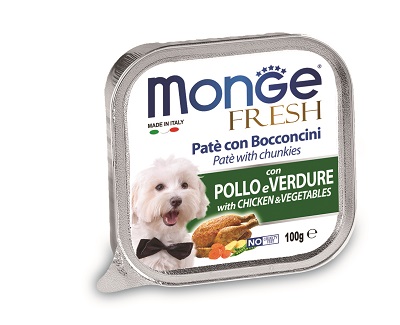 FRESH DOG G100 POLLO/VERDURE MONGE
