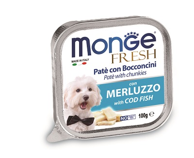 FRESH DOG G100 MERLUZZO MONGE