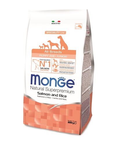 ALL BREEDS PUPPY SALMONE E RISO G 800 MONGE