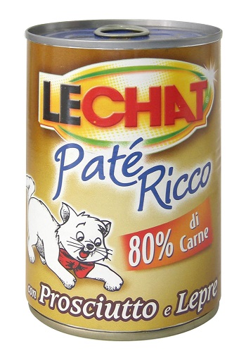PATE' RICCO G 400 PROCIUTTO/LEPRE LECHAT