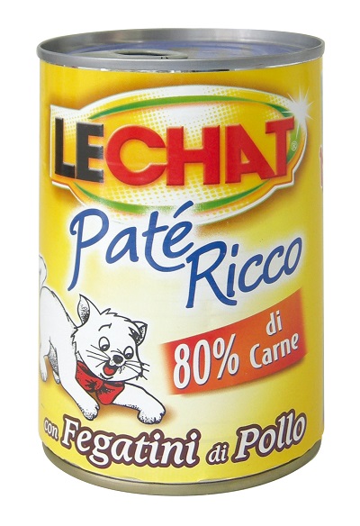 PATE' RICCO G 400 FEGATINI DI POLLO LECHAT