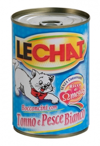CLASSICO 400 G TONNO E PESCE BIANCO LECHAT