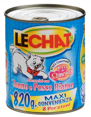 BOCCONCINI 720 G TONNO E PESCE BIANCO LECHAT
