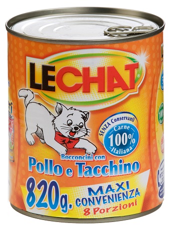 BOCCONCINI 720 G POLLO E TACCHINO LECHAT