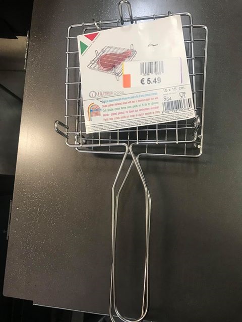 GRATICOLA CROMATA  INCROCIATA 15X15 CM