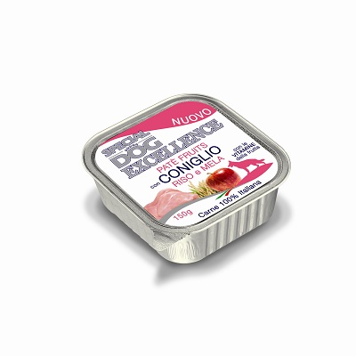 FRUITS G 150 PATE' CONIGLIO E MELA SPECIAL DOG