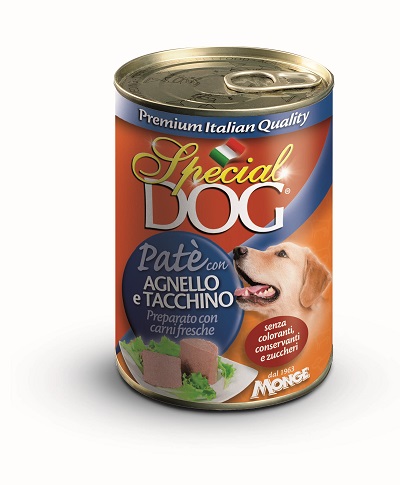 PATE' GR 400 AGNELLO E TACCHINO SPECIAL DOG
