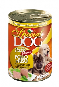 JUNIOR PATE' G 400 POLLO E RISO SPEIAL DOG