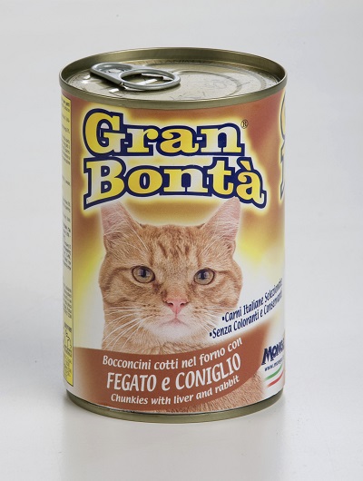 GATTO G 400 BOCCONCINI FEGATO E CONIGLIO GRAN BONTA'