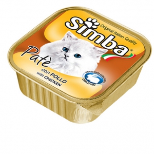 GATTO VASCHETTA G 100 POLLO SIMBA