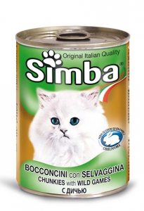 GATTO GR. 415 BOCCONCINI CON SELVAGGINA SIMBA