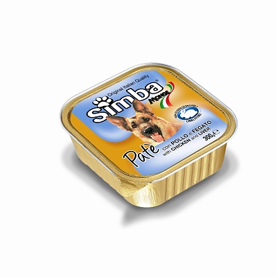 VASCHETTA CANE G 300 POLLO/FEGATO SIMBA