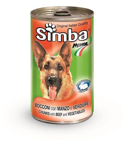 CANE G 1230 BOCCONI MANZO E VERDURE SIMBA
