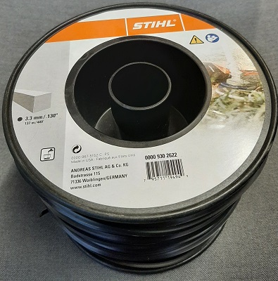 FILO NYLON QUADRATO MM. 3,3 L M. 137,00 STIHL