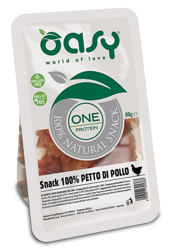 SNACK DOG ONE PROTEIN PETTO DI POLLO GR.80 OASY