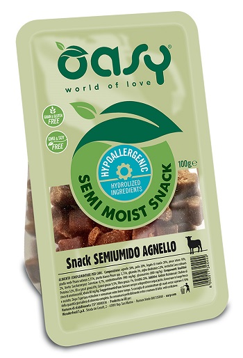 SNACK DOG SEMIUMIDO AGNELLO GR.100 OASY