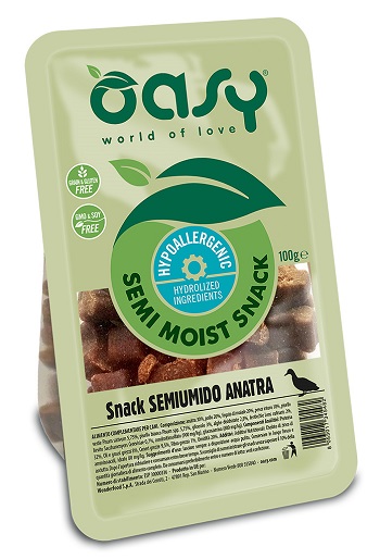 SNACK DOG SEMIUMIDO ANATRA GR.100 OASY