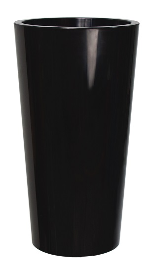 VASO TUIT CM 40 CON CONTAINER NERO