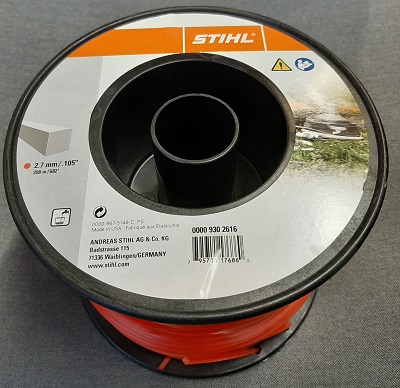 FILO NYLON QUADRATO MM2,7 L M. 208,00 STIHL