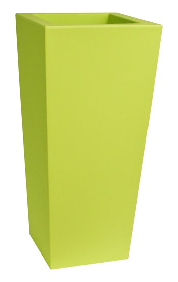 VASO KIAM QUADRO CM 40 VERDE ACIDO