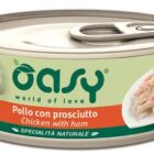 WET CAT SPEC. NATURALI POLLO CON PROSCIUTTO LATTINA 70 OASY