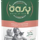 WET CAT MORE LOVE BUSTA 70 G POLLO CON SALMONE ROSA OASY