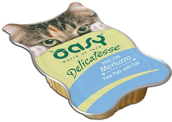 WET CAT DELICATESSE PATE' MERLUZZO 85 G OASY