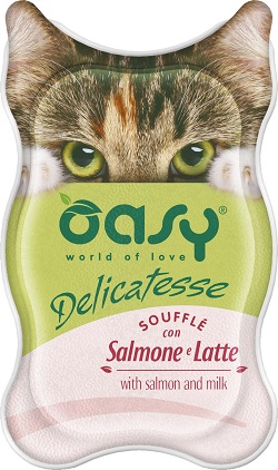 DELICATESSE SOUFFLE' CON SALMONE E LATTE 85 G OASY