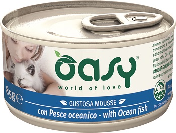 WET CAT MOUSSE CON PESCE OCEANICO G 85 OASY