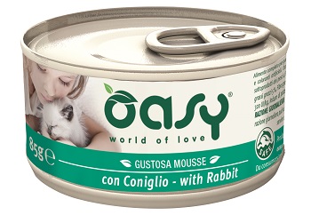 WET CAT MOUSSE CONIGLIO 85 G OASY