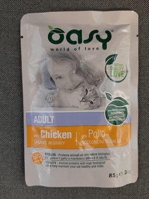 WET CAT BOCCONCINI BUSTA G 85 ADULT POLLO OASY