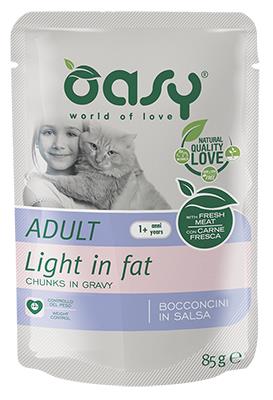 WET CAT BOCCONCINI BUSTA 85 G ADULT LIGHT OASY