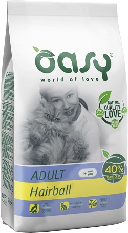 DRY CAT SUPERIOR ADULT HAIRBALL 300 GR OASY