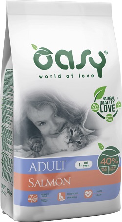 DRY CAT SUPERIOR ADULT SALMONE KG 1,5 OASY