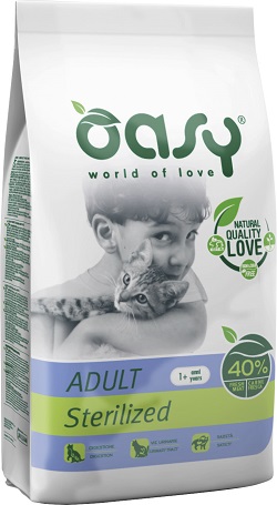 DRY CAT SUPERIOR ADULT STERILIZED POLLO 1,5 KG OASY