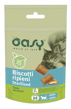 SNACK CAT BISCOTTI G 60 STERILIZED OASY